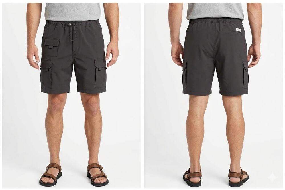 NWT RUE21 Volley Short Men's Cargo Shorts - Size XL - Color Black